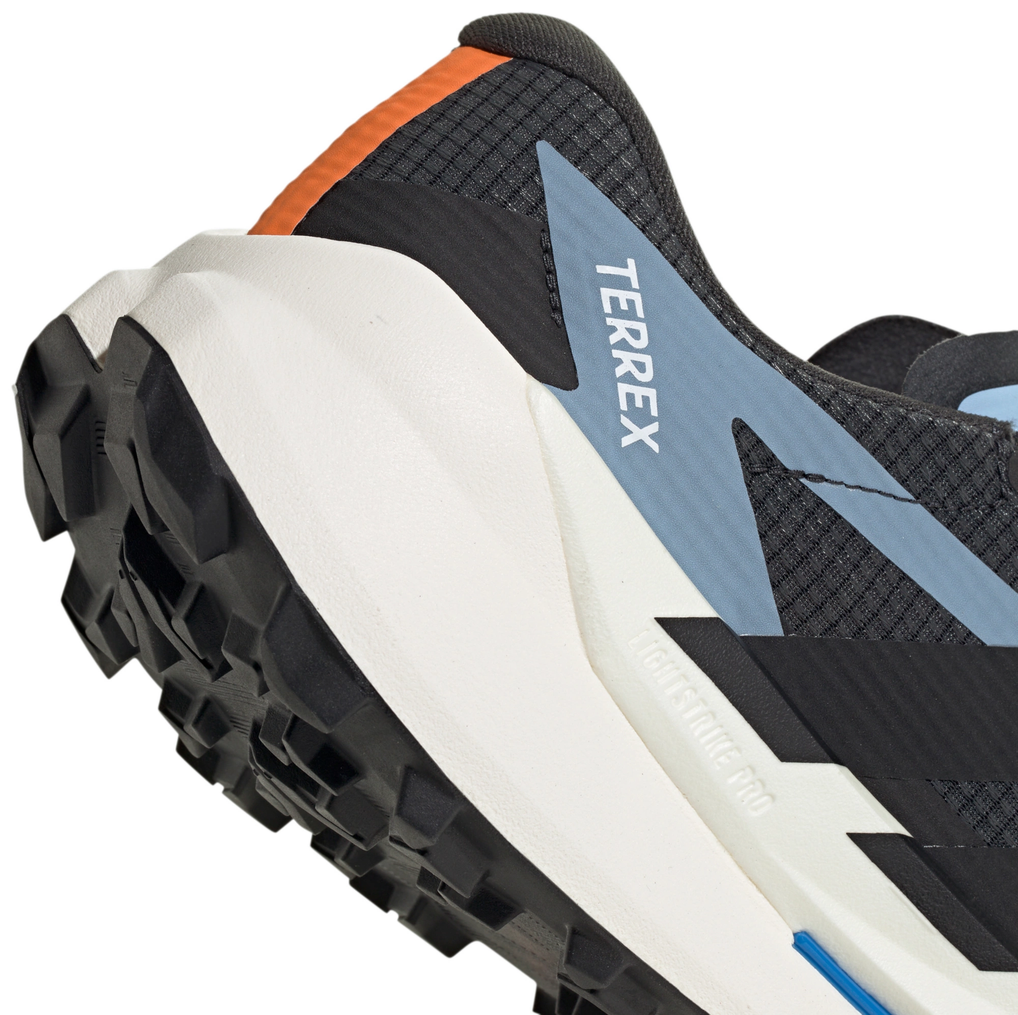 adidas Women's Terrex Agravic TT Trail Running Shoes - Black/Black/Ray Blue - View 8