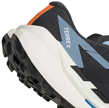 adidas Women's Terrex Agravic TT Trail Running Shoes - Black/Black/Ray Blue - View 8