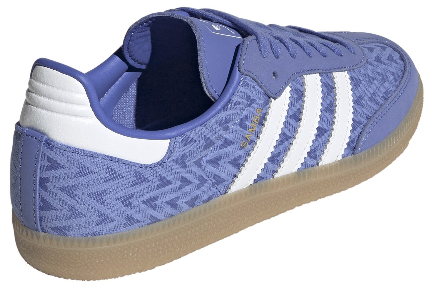 adidas Women's Samba OG Shoes - Real Lilac/Ftwr White/Gold Met - View 5