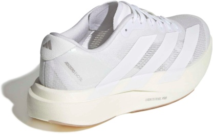 adidas Women's Adizero EVO SL Running Shoes - White/White/Warm Sandstone - View 8