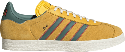 adidas Gazelle Bob Marley Shoes - Bold Gold/None/Ruby - View 1