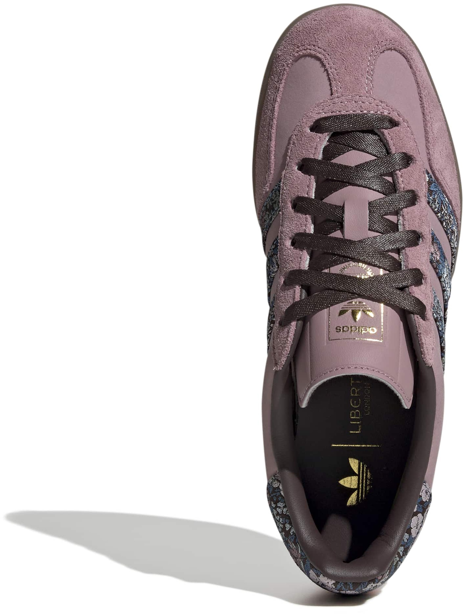 adidas Gazelle Indoor x Liberty London Lifestyle Shoes - Magic Mauve/Aurora Coffee - View 2