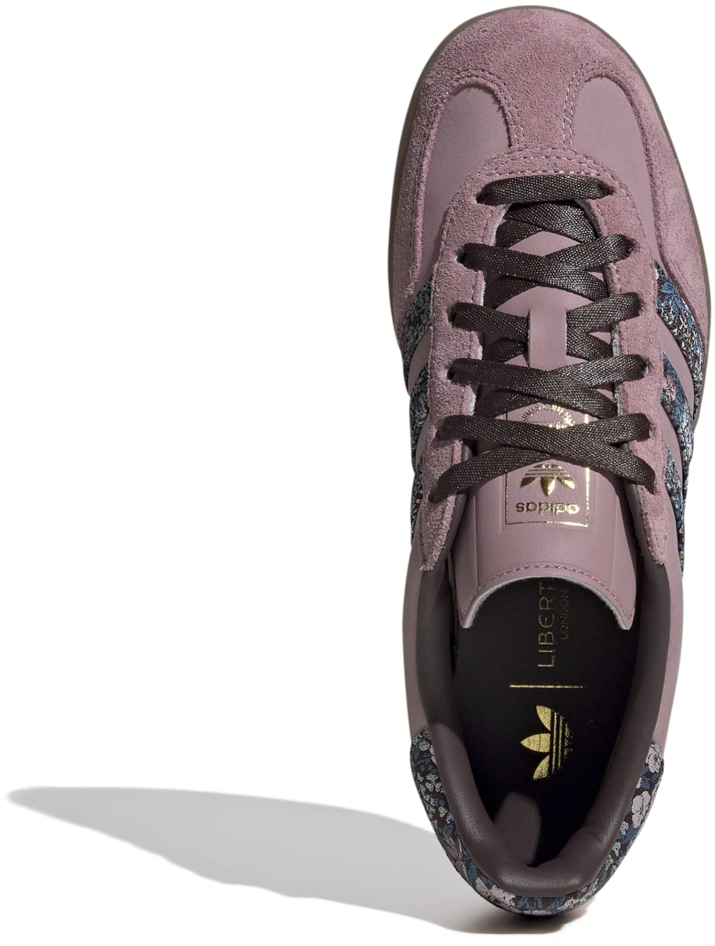 adidas Gazelle Indoor x Liberty London Lifestyle Shoes - Magic Mauve/Aurora Coffee - View 2