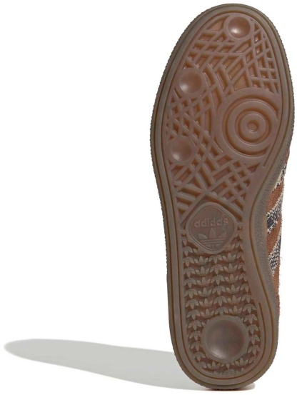 adidas Women's Handball Spezial Shoes - Brown/Snake Crystal Linen - View 3