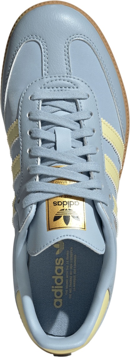 adidas Kids' Grade School Samba OG Shoes - Blue/Yellow - View 4