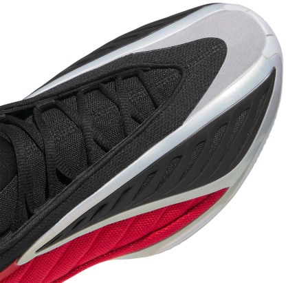adidas Anthony Edwards 2 'Bulldawgs' Basketball Shoes - Silver/Pure Ruby/Black - View 7