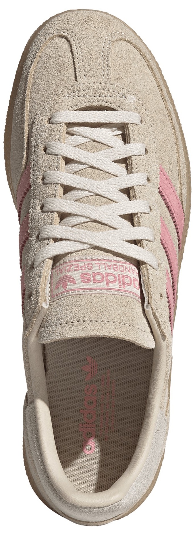 adidas Women's Handball Spezial Shoes - Crystal Linen/Pink Spark/Wonder White - View 2