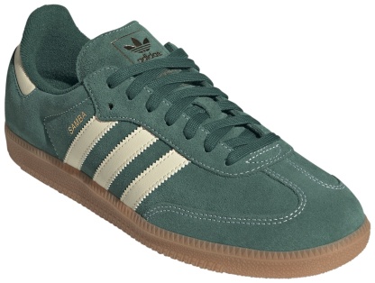 adidas Samba OG Shoes - Pinstripe Grn/Vnlla - View 6