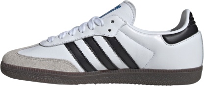 adidas Women's Samba OG Shoes - White/Black/White - View 6