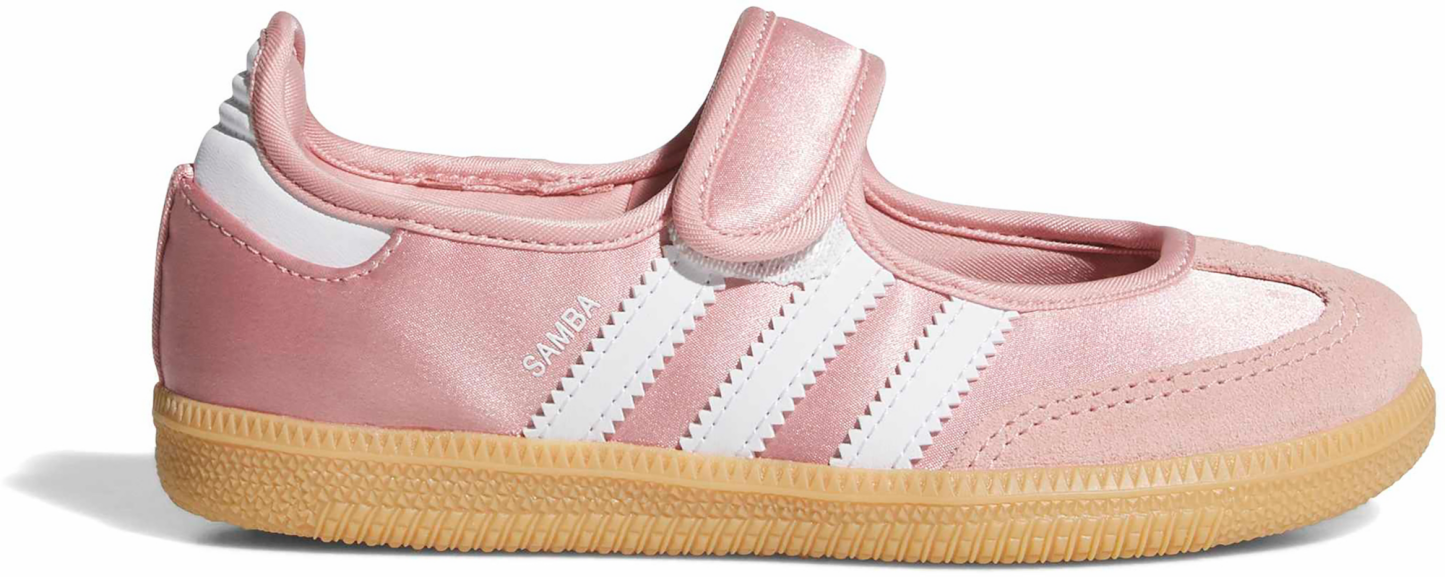 adidas Kids' Preschool Samba Jane Shoes - Wonder Mauve/Ftwr White/Gum 3 - View 1