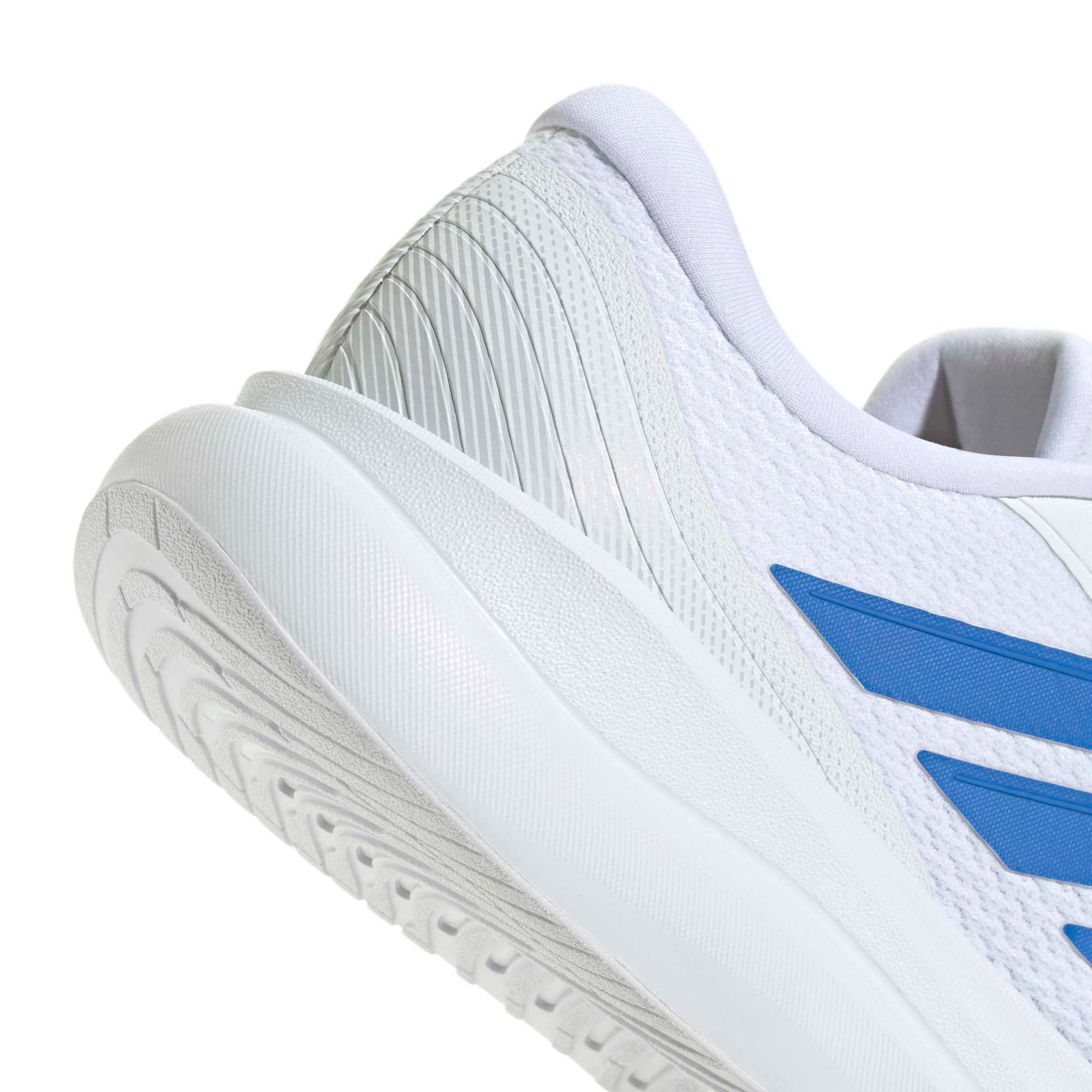 adidas Men's Runfalcon 6 CLOUDFOAM Running Shoes - Ftwr White/Bright Royal/Grey One - View 8