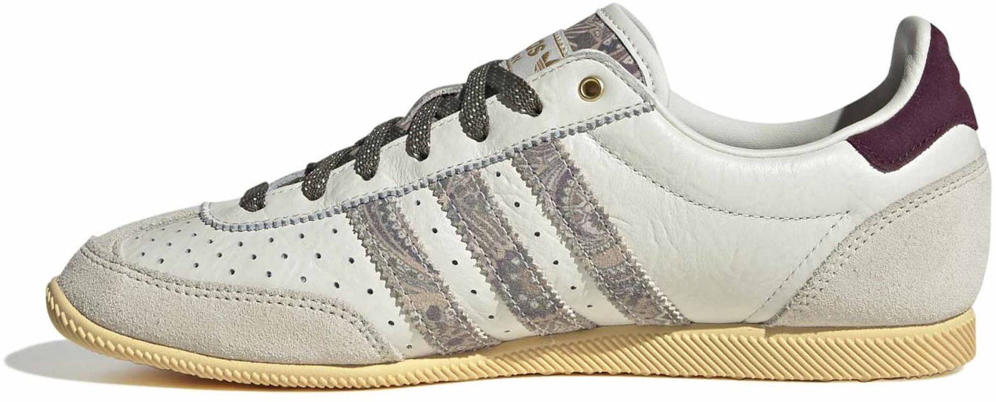 adidas Women's Japan Shoes - Wht/Maroon/Olive Strata - View 4