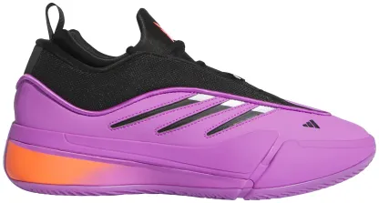 adidas Dame 9 Low Basketball Shoes - Pink/Black - View 1