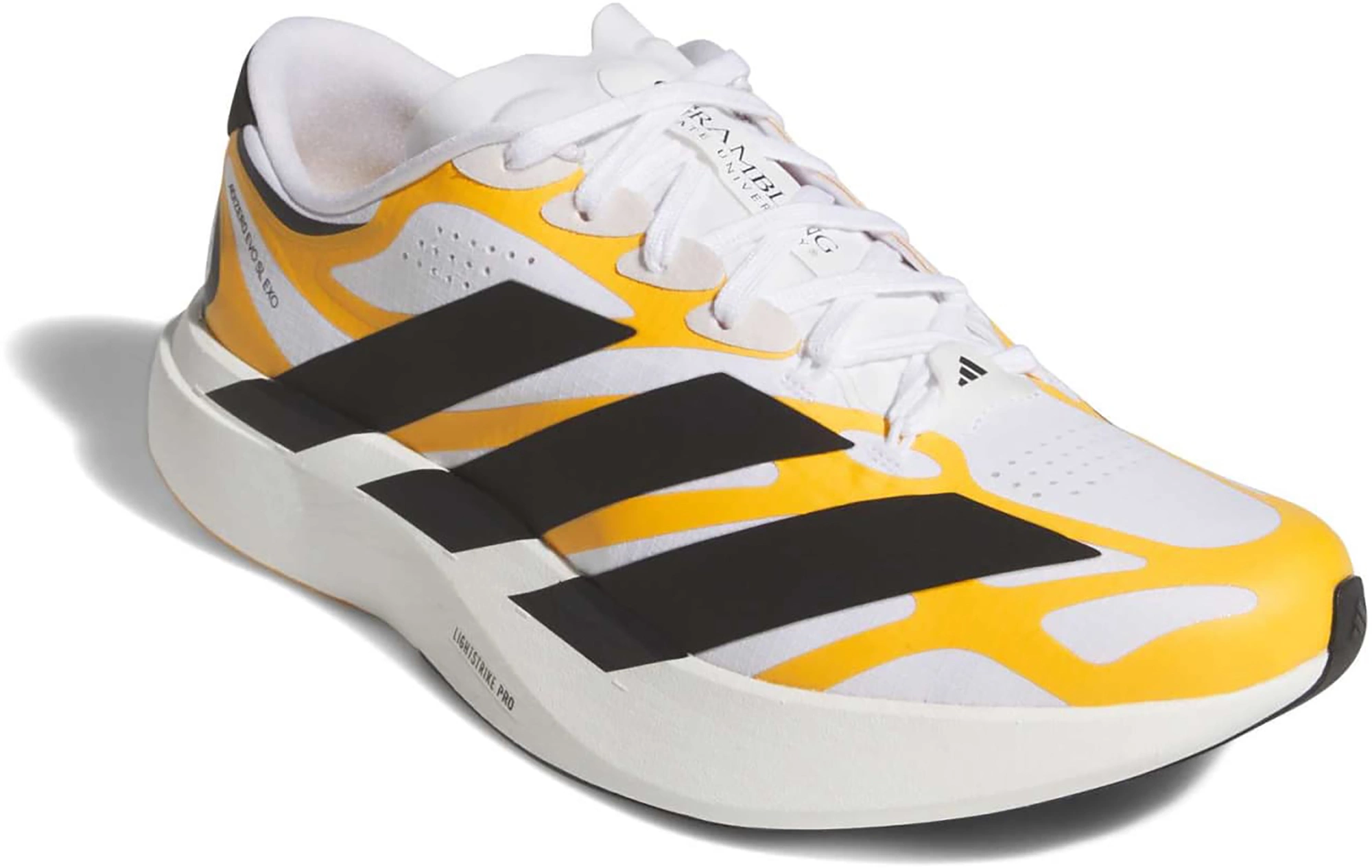 adidas Men's Adizero EVO SL EXO Grambling Running Shoes - Ftwr White/Team Colleg Gold/Core Black - View 6