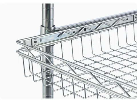 sliding wire basket of the square rack