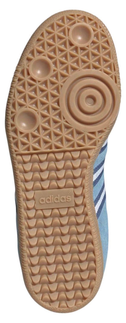 adidas Kids' Grade School FIFA World Cup Samba OG Shoes - Light Blue/White/Gum - View 3