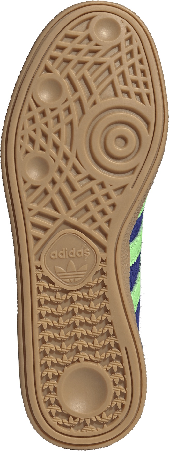 adidas Women's Handball Spezial Shoes - Blue/Lime - View 3