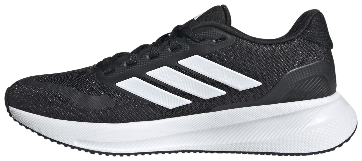 adidas Women's Runfalcon 5 Running Shoes - Black/White/Black - View 4