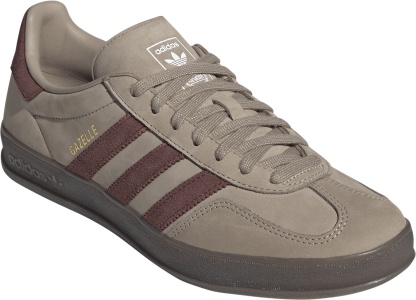 adidas Men's Gazelle Indoor Shoes - Khaki/Brown - View 5