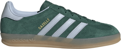 adidas Women's Gazelle Indoor Shoes - Collegiate Green/Crystal Sky/Gum4 - View 1