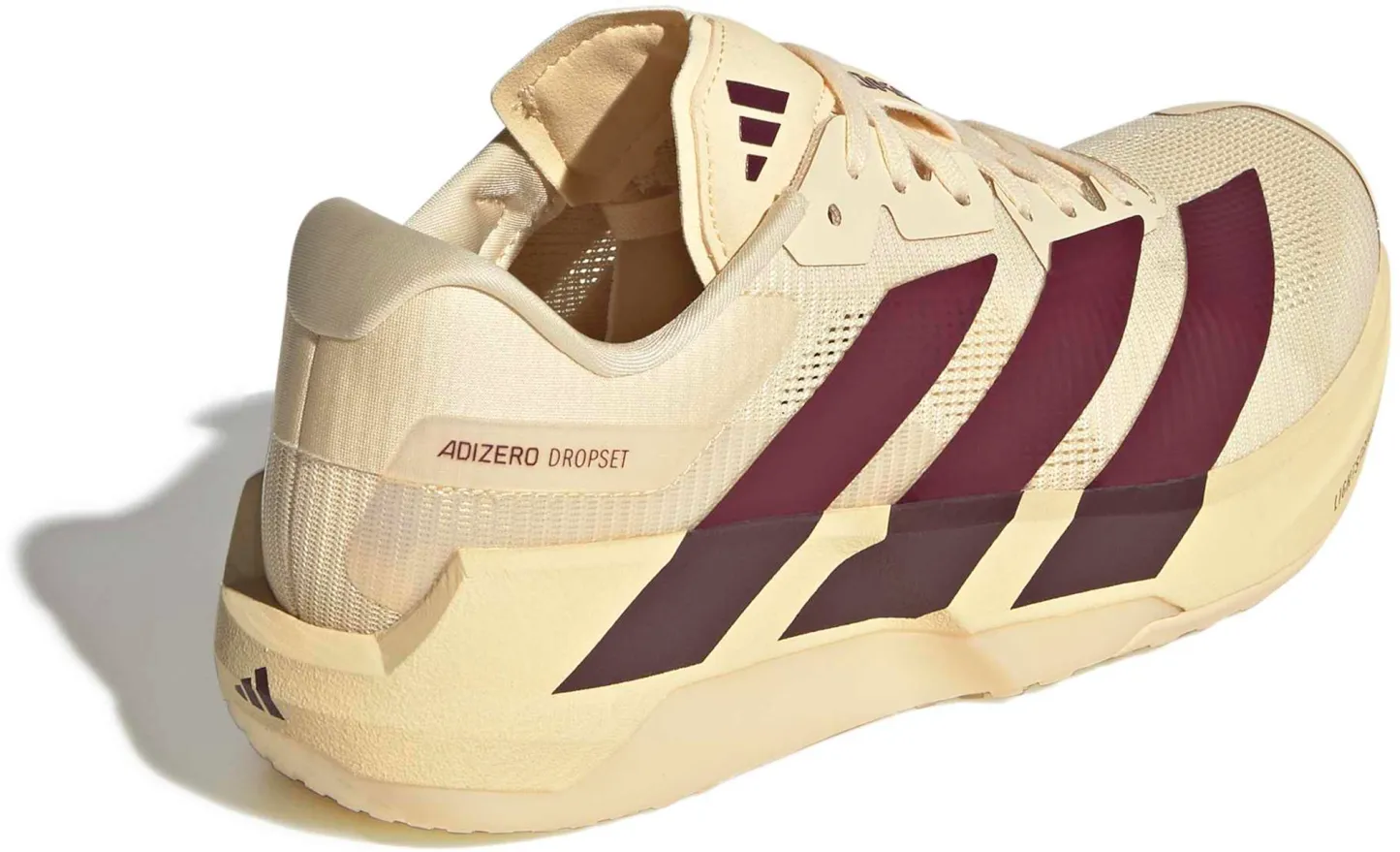 adidas Women's Adizero Dropset Pro Training Shoes - Warm Vanilla/Maroon - View 5