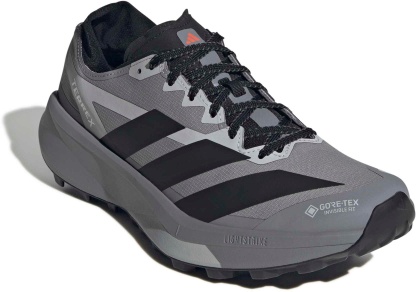adidas Men's Terrex Agravic GTX 2 Trail Running Shoes - Grey/Black/Semi Impct Orange - View 6