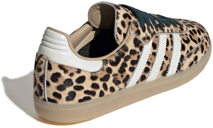 adidas Women's Samba OG Shoes - Cheetah Pony Hair/Ivory - View 5