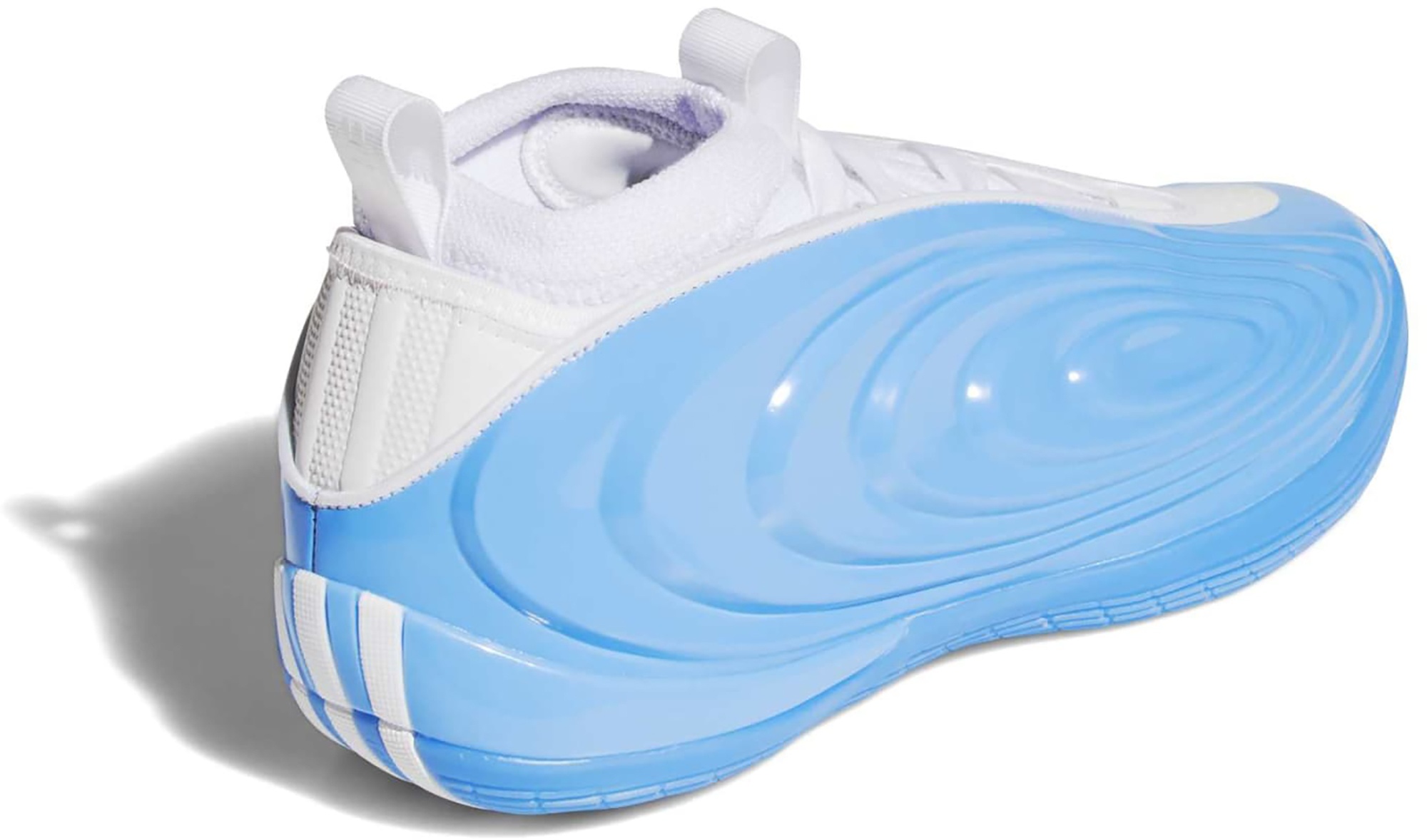 adidas Harden Volume 10 'Playoffs' Basketball Shoes - Blue/White/Silver - View 8