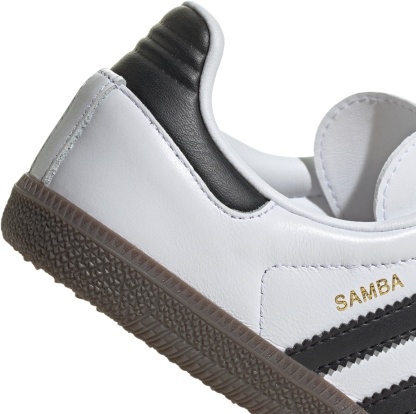 adidas Kids' Preschool Samba OG Shoes - White/Black/Gum - View 7
