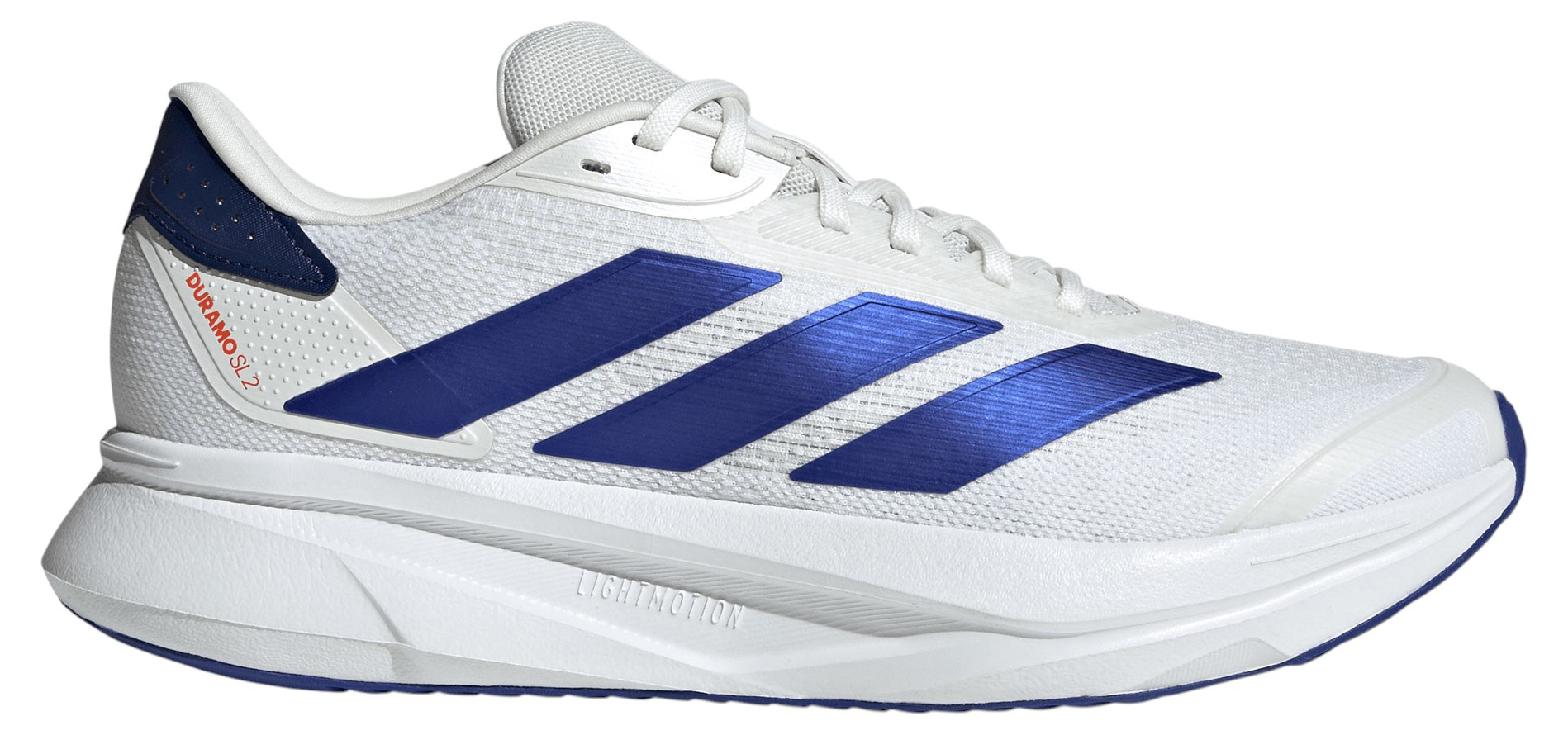 adidas Men's Duramo SL 2 Running Shoes - White/Lucid Blue/Dark Blue - View 1