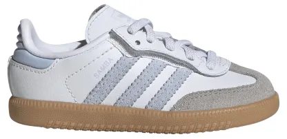 adidas Toddler Samba OG Shoes - White/Sky/Gum - View 1