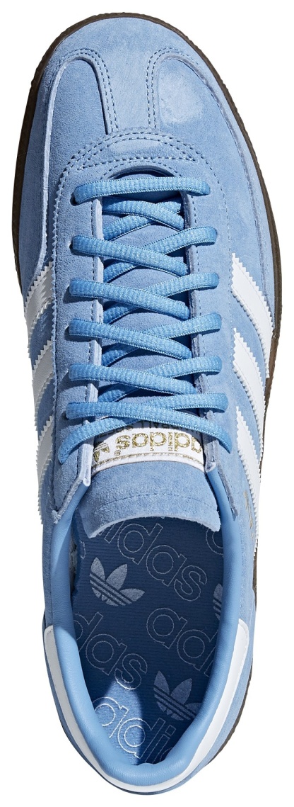 adidas Men's Handball Spezial Shoes - Blue/White/Gum - View 3