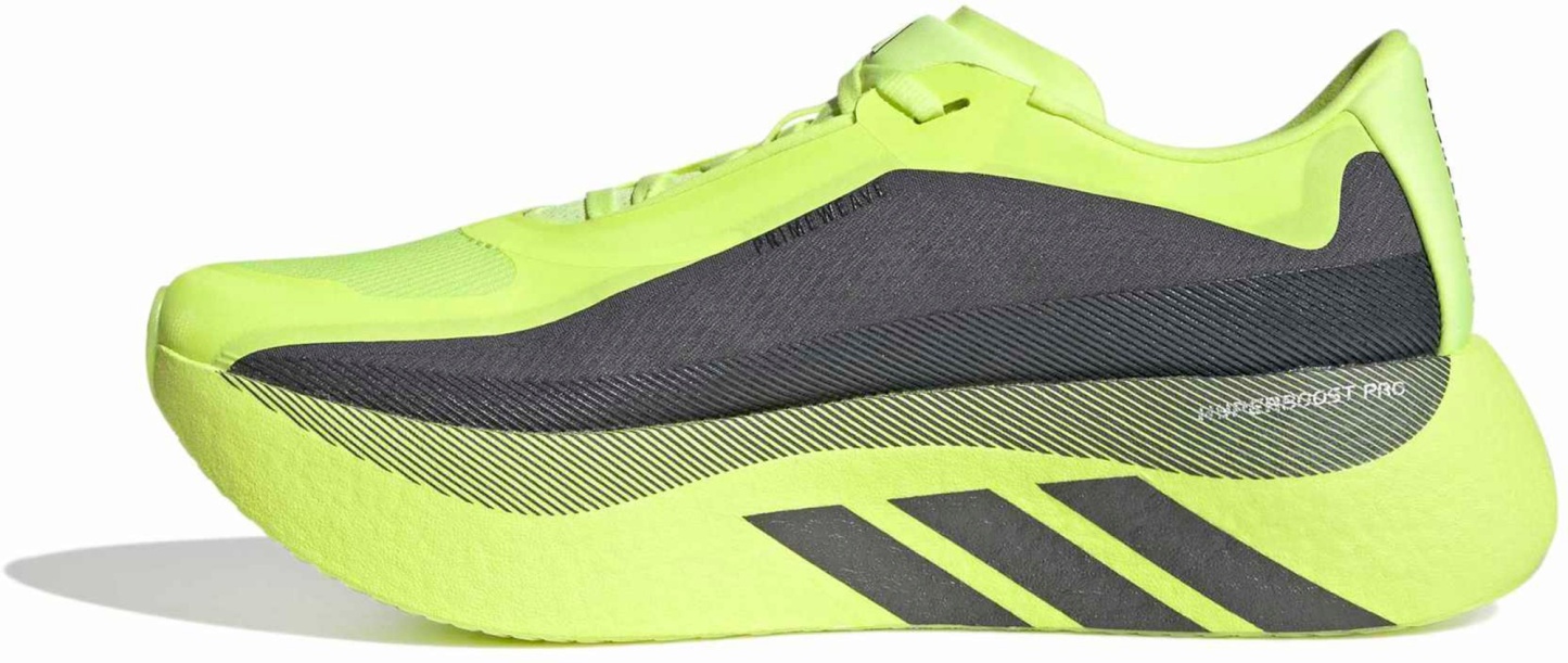 adidas Men's Hyperboost Edge Running Shoes - Hi Res Yellow/Iron Mtllc - View 5