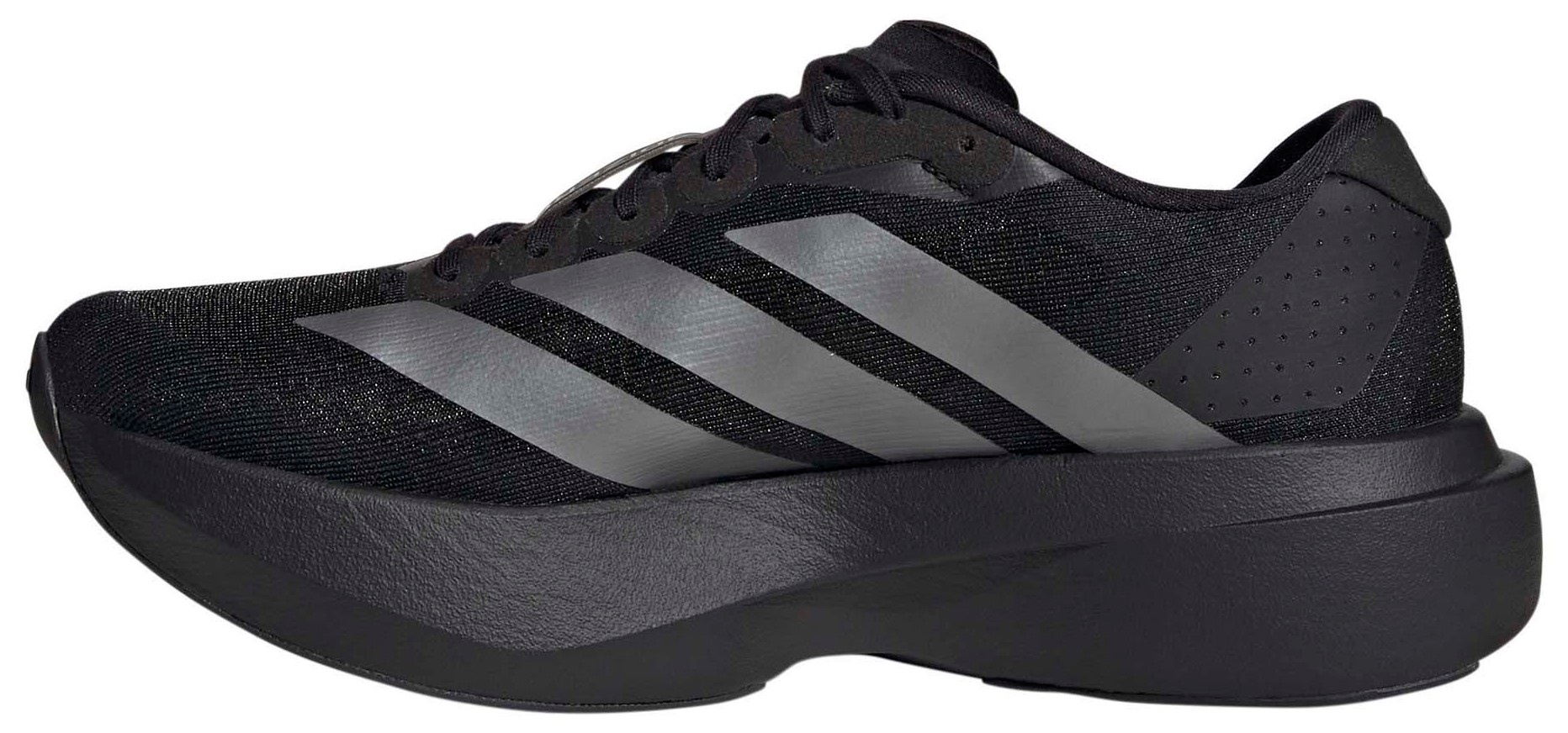 adidas Women's Adizero EVO SL Running Shoes - Black/Iron - View 4