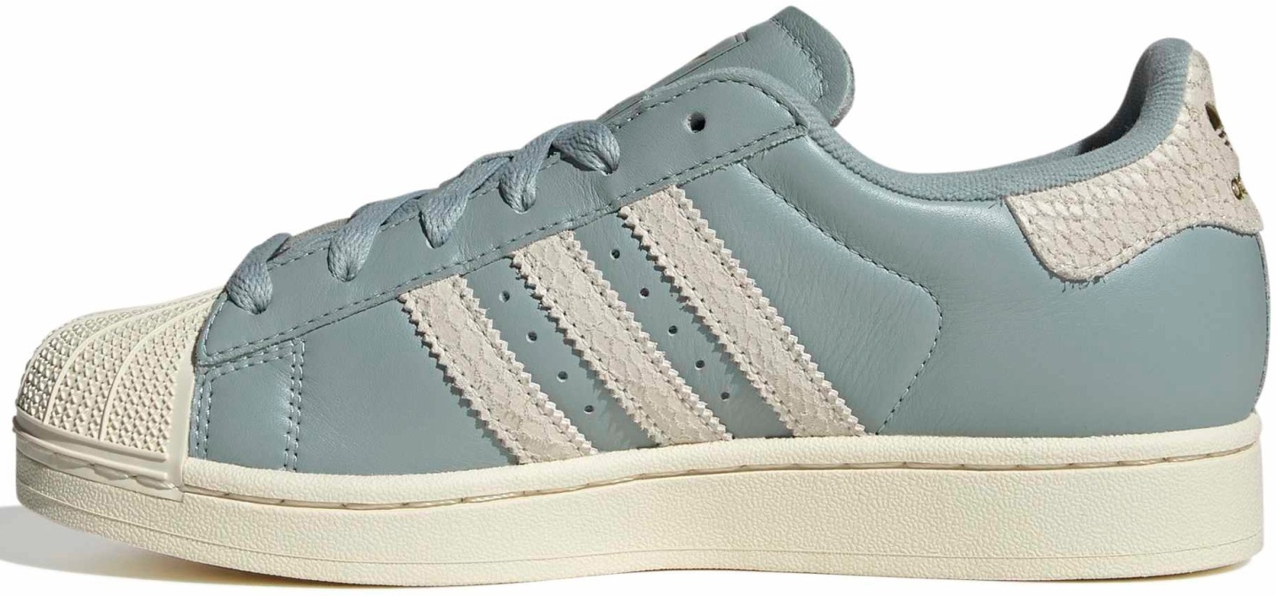 adidas Women's Superstar II Shoes - Cream White/Wonder Sage - View 4