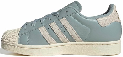 adidas Women's Superstar II Shoes - Cream White/Wonder Sage - View 4