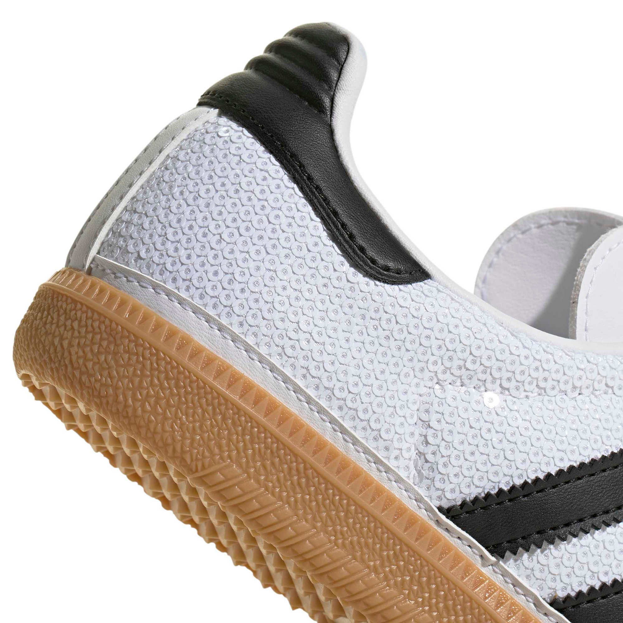 adidas Kids' Grade School Samba OG Shoes - Ftwr White/Core Black/Grey One - View 7