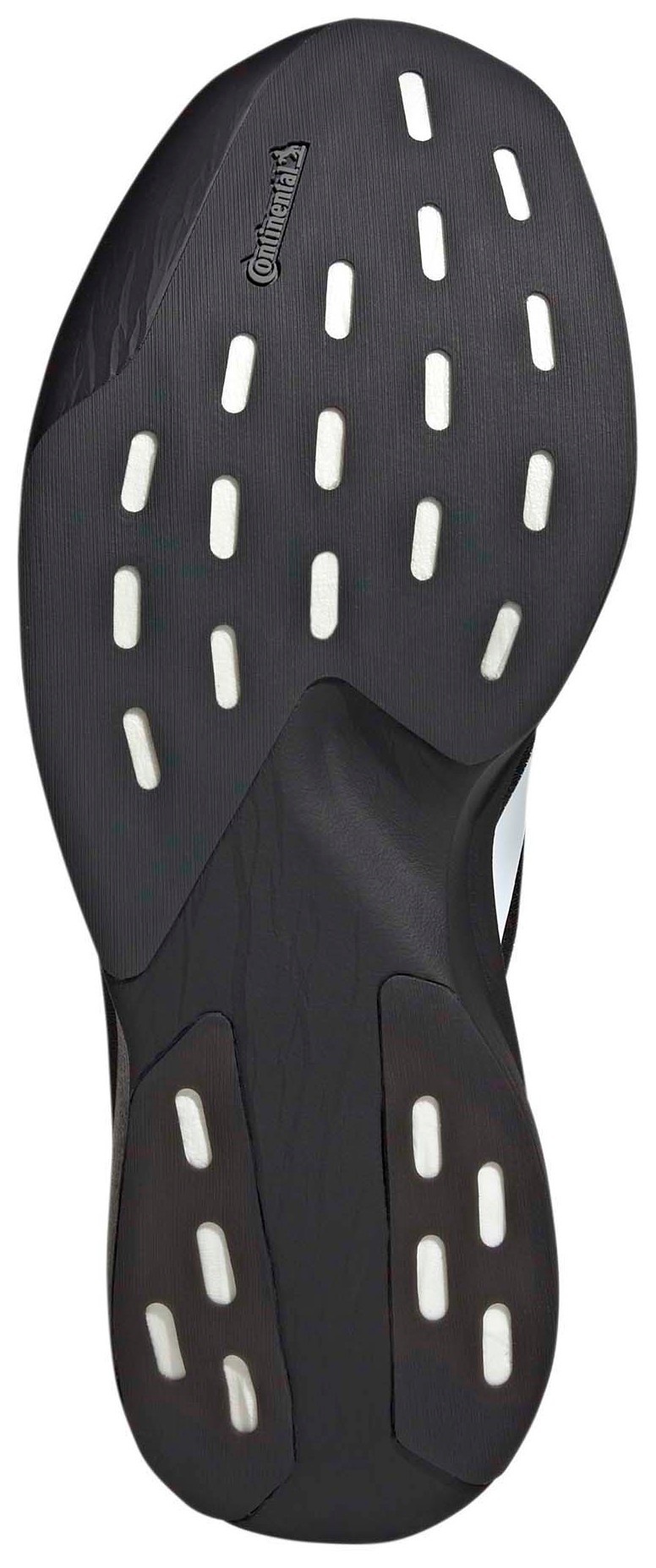 adidas Men's Adizero EVO SL Running Shoes - Black/White/Black - View 3