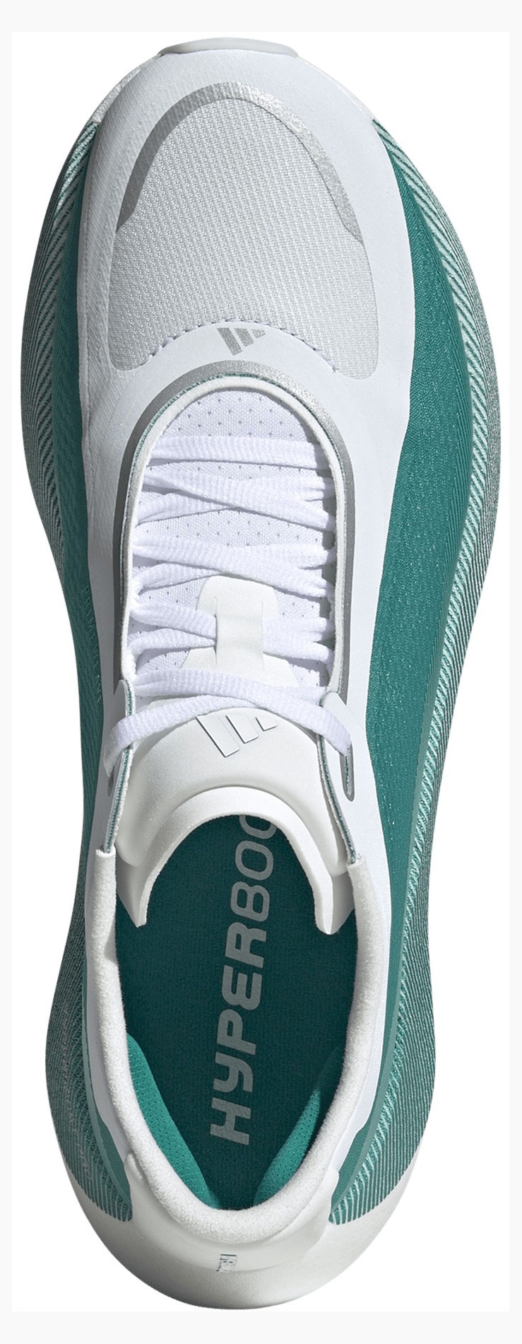 adidas Men's Hyperboost Edge Running Shoes - White/Green/Metallic - View 3