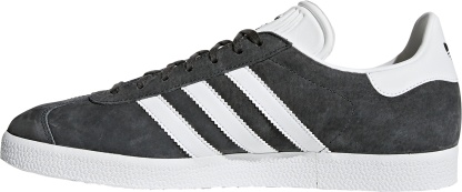 adidas Originals Gazelle Shoes - Grey/White - View 4