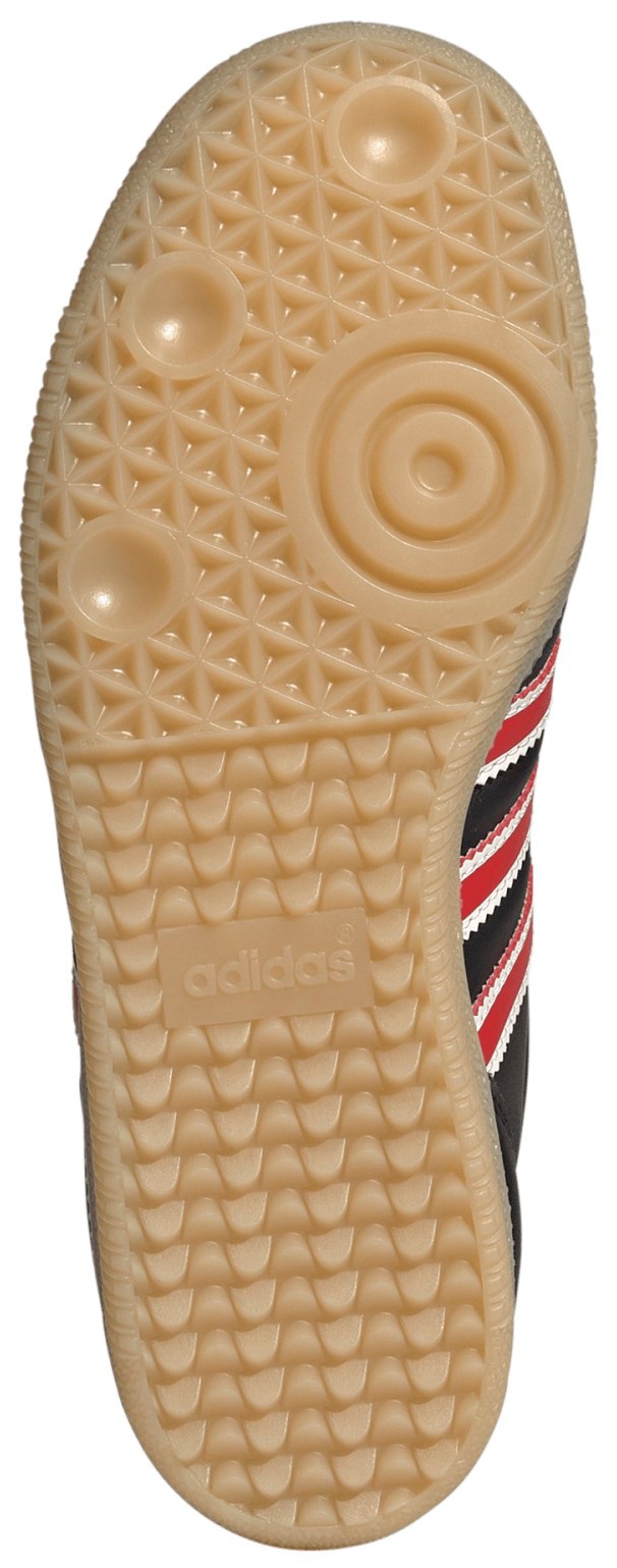 adidas Kids' Grade School Samba OG Shoes - Black/Off White/Gum - View 3