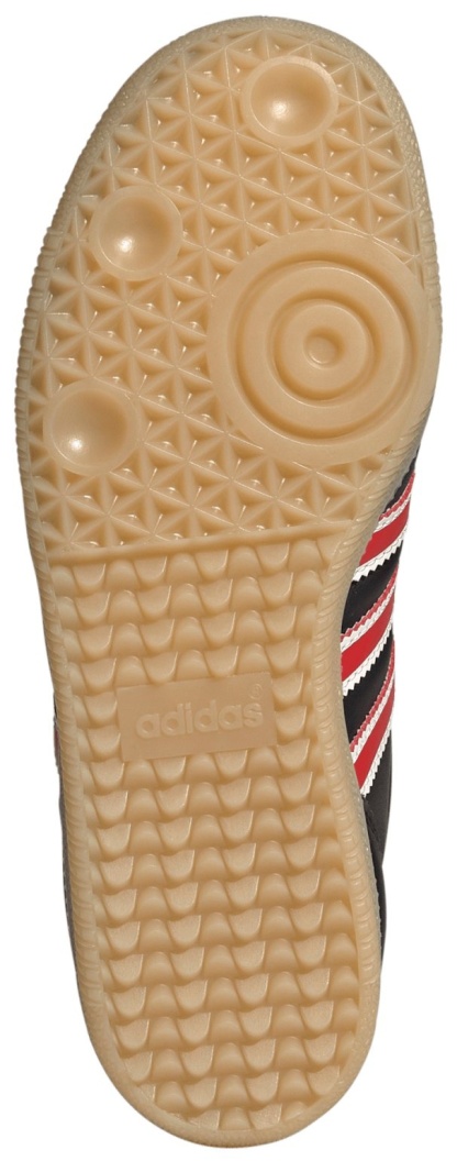 adidas Kids' Grade School Samba OG Shoes - Black/Off White/Gum - View 3
