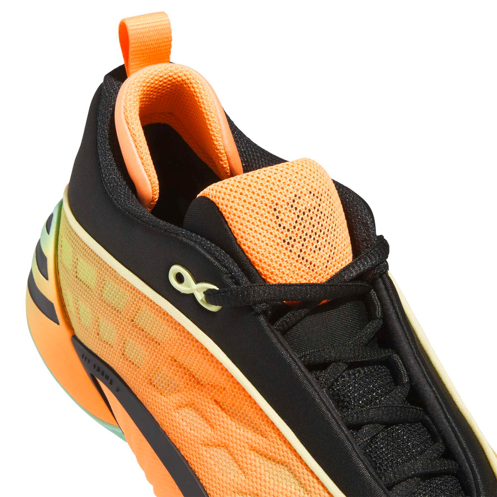 adidas D.O.N. Issue #8 'Panama' Basketball Shoes - Lucid Tangerine/Core Black/Pulse Mint - View 8