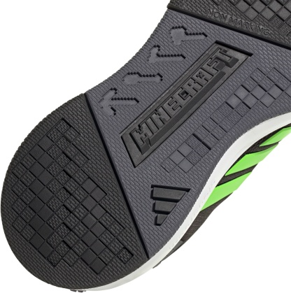 adidas Kids' Grade School Minecraft Pro Shoes - Black/White - View 8