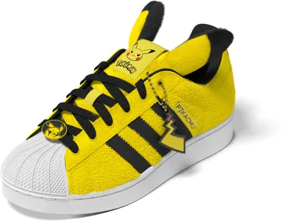 adidas Kids' Grade School Superstar II Shoes - Yellow/Yellow/Core Black - View 5