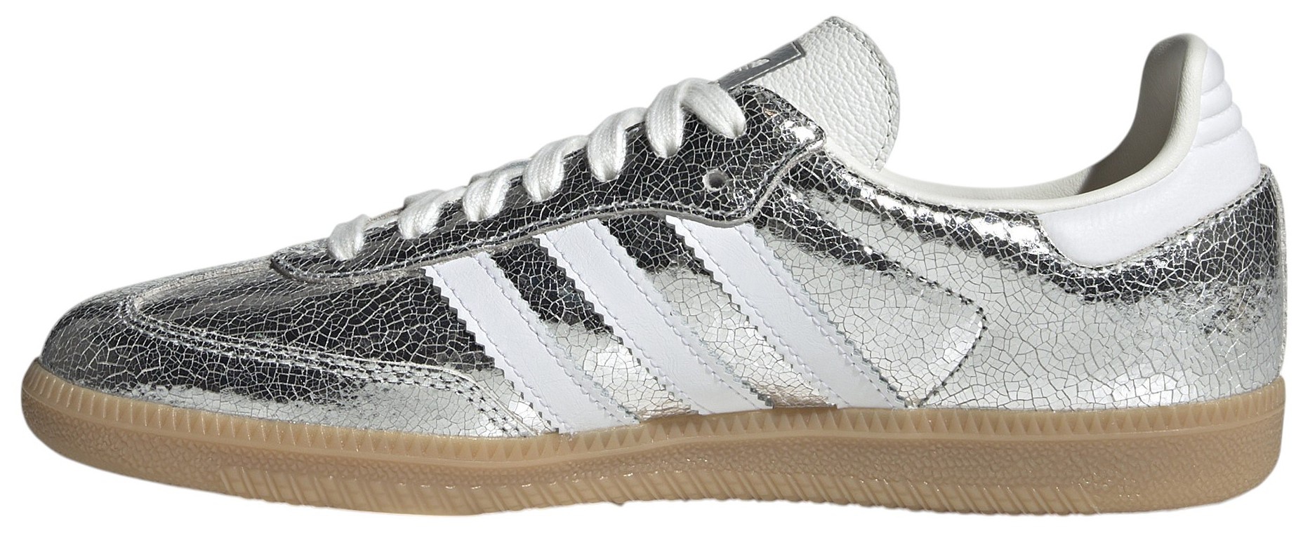 adidas Women's Samba OG Shoes - Silver/Silver - View 6