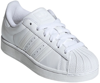 adidas Kids' Grade School Superstar II Shoes - White - View 6