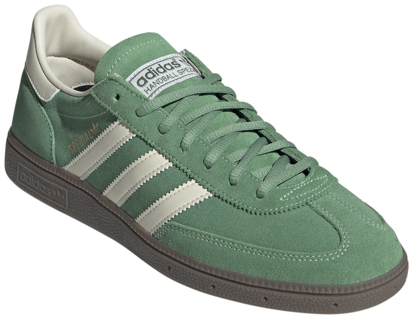 adidas Men's Handball Spezial Shoes - Preloved Green/Creamwhite - View 8