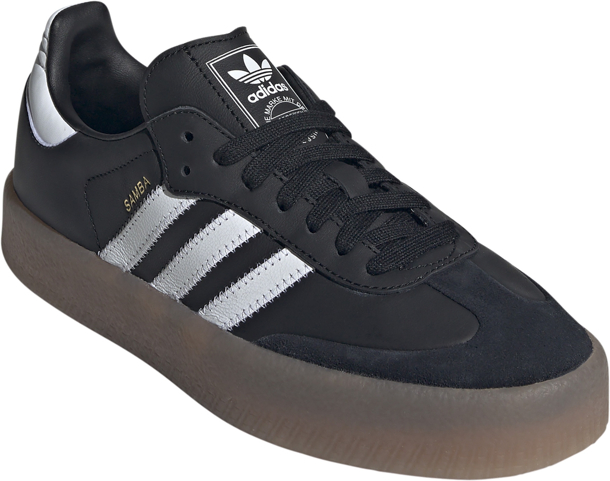 adidas Women's Sambae Shoes - Black/Gum - View 8