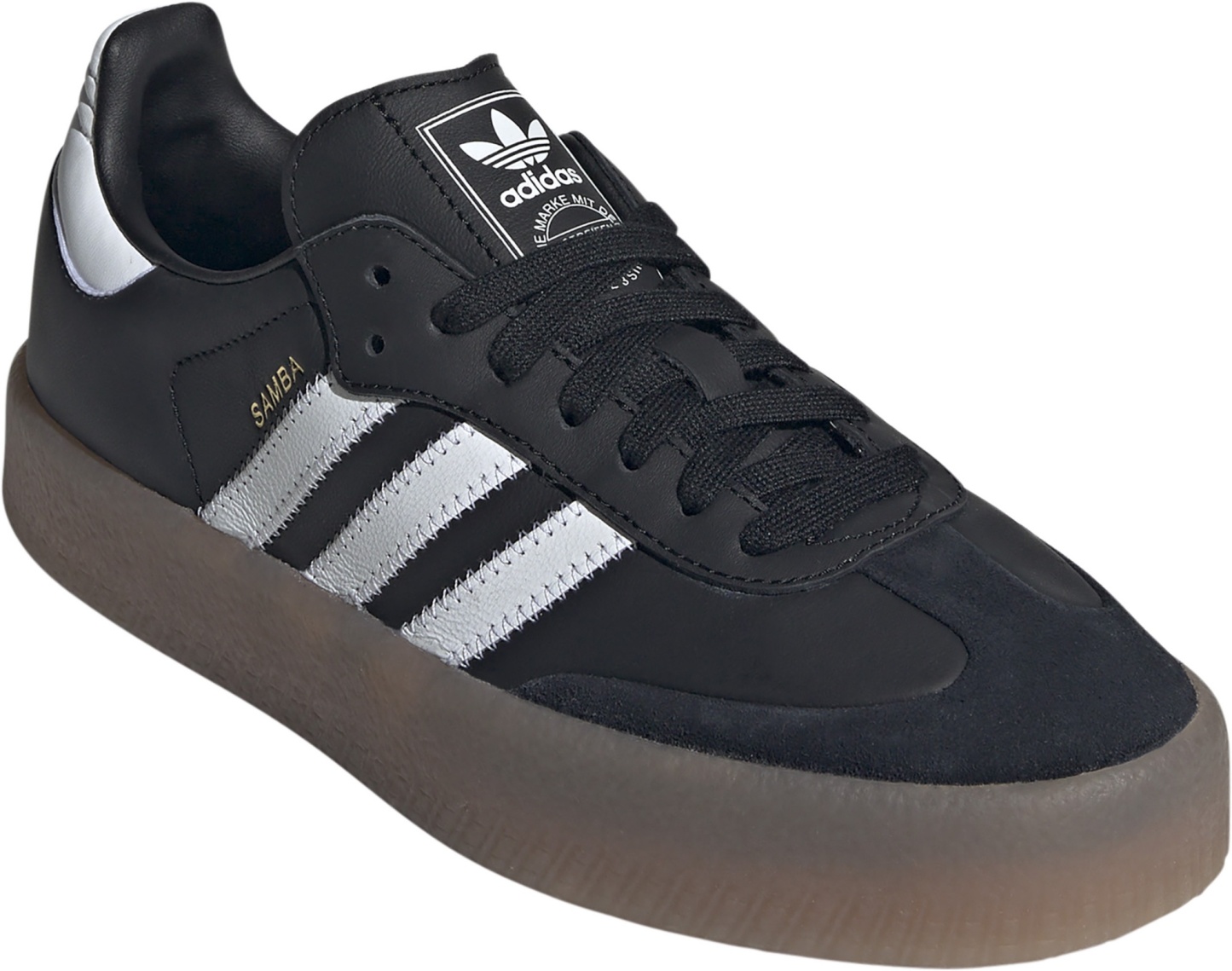 adidas Women's Sambae Shoes - Black/Gum - View 8